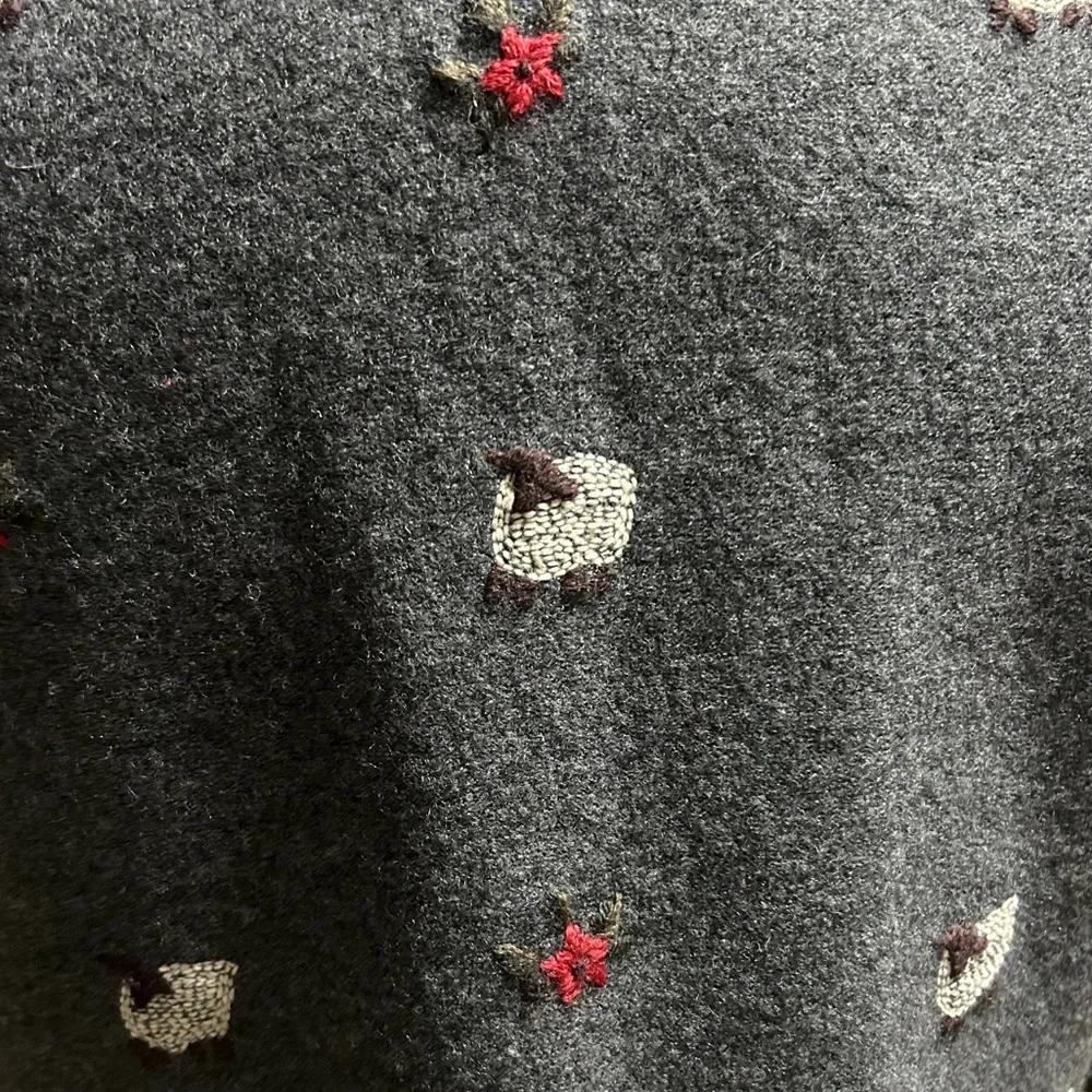 Vintage Woolrich Wool Sheep Vest M - Picture 4 of 4